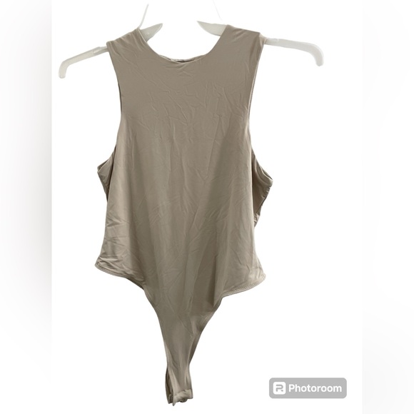 Shein Cream Bodysuit Sz(L) - Picture 1 of 4